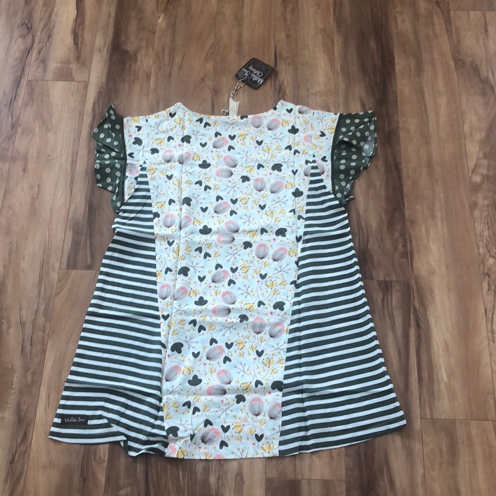 Matilda Jane Green and Beige Woman’s top - Picture 5 of 9